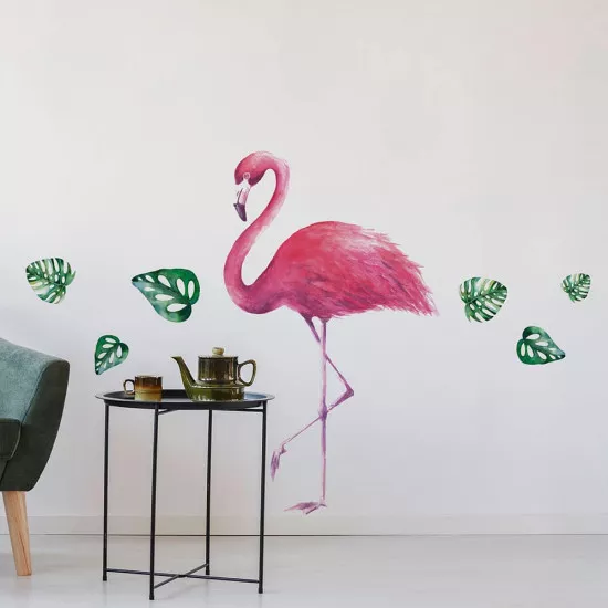 Tropical Flamingos αυτοκόλλητα τοίχου βινυλίου (44237)