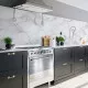 White Marble πλάτη προστασίας τοίχων κουζίνας και μπάνιου (67323)