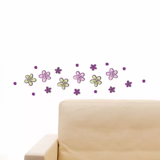 Little Flowers αφρώδη αυτοκόλλητα τοίχου S (59503)