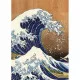 Hokusai Wood Art πίνακας διακόσμησης ξύλου L (21651)