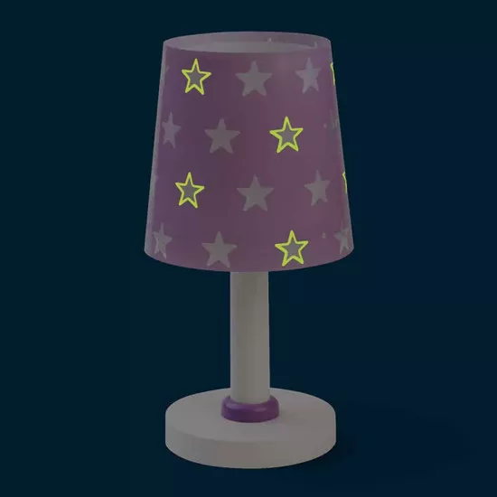 Stars Lilac κομοδίνου παιδικό φωτιστικό (81211[L])