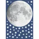 Moon φωσφορίζοντα αυτοκόλλητα τοίχου L (18112)