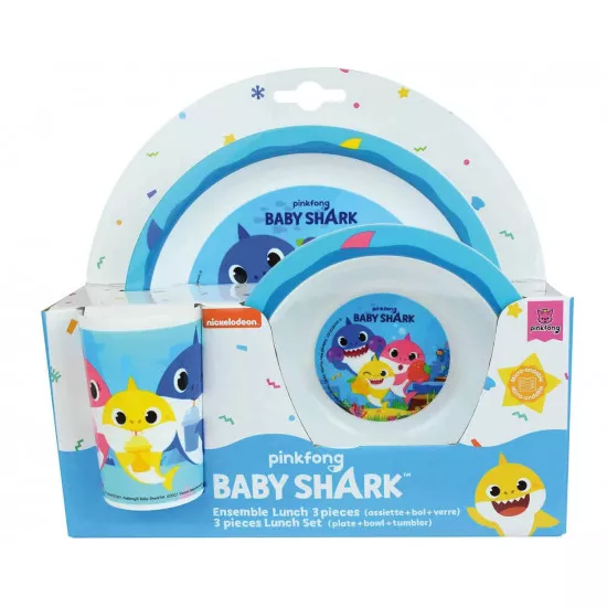 Baby Shark παιδικό σερβίτσιο φαγητού (005976)