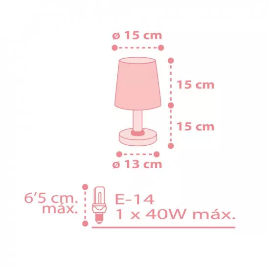 Starlight Pink κομοδίνου φωτιστικό (82211[S])