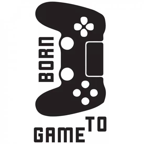 Born To Game αυτοκόλλητα τοίχου (59011)