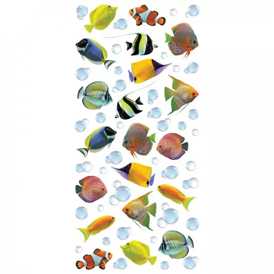 Colourful Fishes αυτοκόλλητα τοίχου βινυλίου (59604)