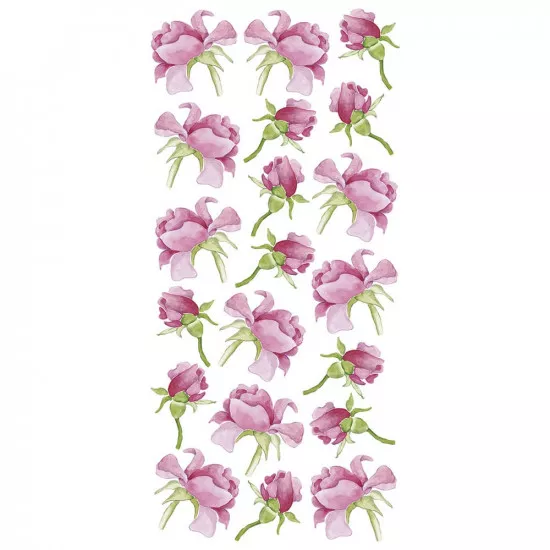 Roses αυτοκόλλητα τοίχου βινυλίου (59608)