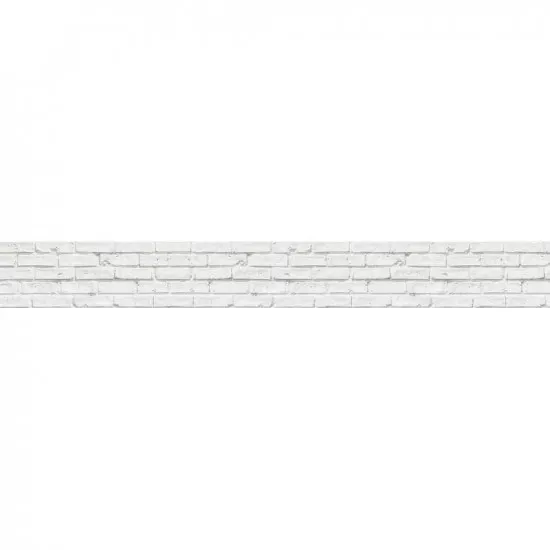 White Bricks μπορντούρα προστασίας τοίχων κουζίνας (67115)