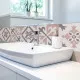 Tile Cover Pink πλακάκια διακόσμησης τοίχων κουζίνας & μπάνιου (31224)