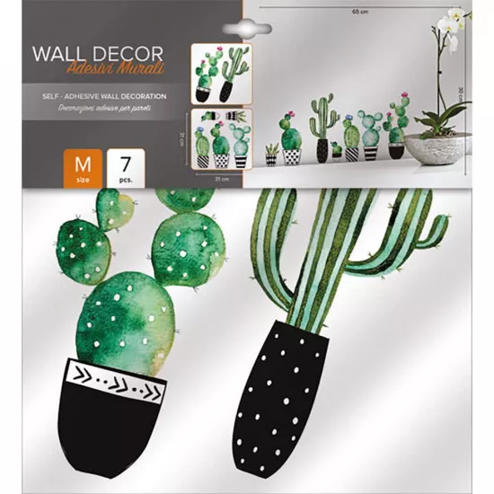 Watercolour Cactus αυτοκόλλητα τοίχου βινυλίου (54114)