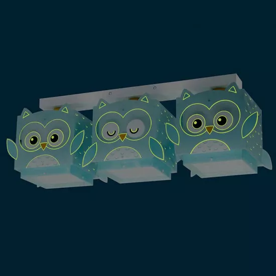 Little Owl τρίφωτο οροφής ράγας (64393)