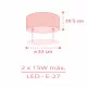 Starlight Pink πλαφονιέρα (82216[S])