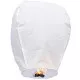 Ιπτάμενο Φαναράκι - Sky Lantern για Δεξιώσεις - Γιορτές - Λευκό Φ40 x Υ70cm