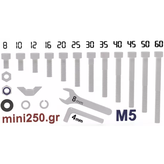 M5 Ροδέλα Φαρδιά Inox ( Πακέτο 10τμχ )
