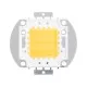 GloboStar® 73764 Υψηλής Ισχύος LED COB BRIDGELUX 30W 2400lm DC 28-32V - Μ5.5 x Π5.2 x Υ0.4cm - Θερμό Λευκό 2700K - 2 Χρόνια Εγγύηση