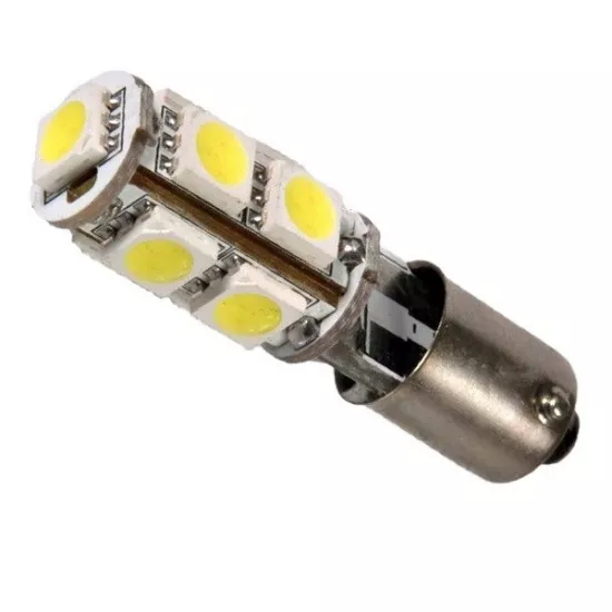 Λαμπτήρας LED Ba9s με 9 SMD 5050 Ψυχρό Λευκό GloboStar 42000