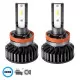 H8 100W 14000lm F2 Line KIT 3rd Generation Series LED CREE CXB COB DC 9-32V Αδιάβροχο IP66 Ψυχρό Λευκό 6000K GloboStar® 82024