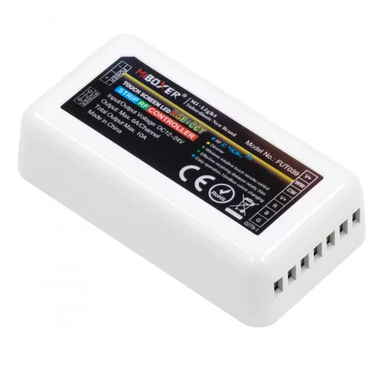 GloboStar® 73433 Mi-Light MiBOXER FUT039 - Ασύρματος RF 2.4GHz 433MHz RGBW+WW LED Strip Controller DC 12V-24V Max 10A