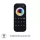 GloboStar® 73009 RT5 SKYDANCE Ασύρματο Χειριστήριο Αφής RF 2.4Ghz 1 Group για όλα τα RGBW+WW SKYDANCE Controller  DC 3V 2 x AAA - IP20 Μαύρο Μ5.3 x Π1.75 x Υ12.2cm - 5 Years Warranty