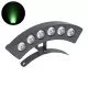 GloboStar® TREELIGHT-PLANTE 90458 Κυρτή Μπάρα Φωτισμού Wall Washer Ειδική για Φυτά - Δέντρα LED 6W 600lm 15° DC 24V Αδιάβροχο IP67 Μ17.5 x Π4.5 x Υ8cm Πράσινο - Γκρι Ανθρακί - 3 Years Warranty