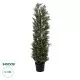 GloboStar® Artificial Garden LEMON CYPRESS 20152 Τεχνητό Διακοσμητικό Φυτό Λεμονόκυπάρισσο Υ150cm