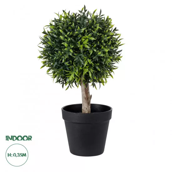 GloboStar® Artificial Garden FICUS BENJAMINA TREE 20397 Τεχνητό Διακοσμητικό Φυτό Φίκος Μπενζαμίνη Υ35cm