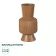 GloboStar® Artificial Garden AMALFI 20469 Πήλινο Κεραμικό Κασπώ Γλάστρα - Flower Pot Κεραμιδί Φ7.5cm x Υ20cm