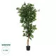 GloboStar® Artificial Garden FICUS BENJAMINA TREE 20416 Τεχνητό Διακοσμητικό Φυτό Φίκος Μπενζαμίνη Υ150cm