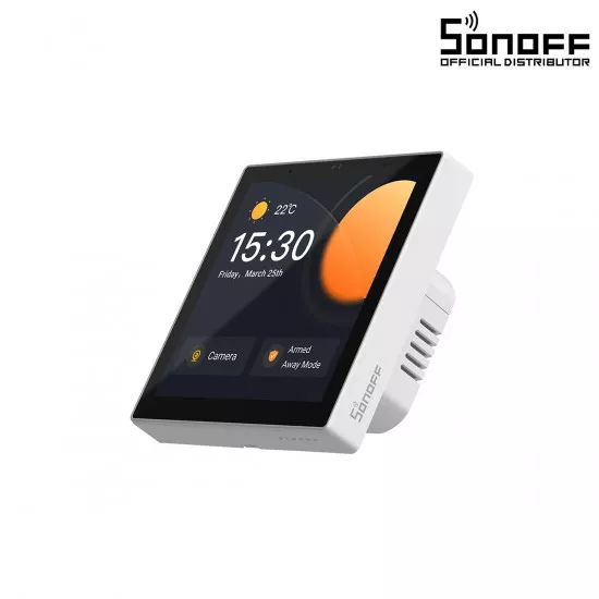 GloboStar® 80095 SONOFF NSPanel86PW Wi-Fi & Zigbee 3.0 Smart Scene Wall Switch (86/EU Type) - AC 100-240V - Integrated HMI Touch Panel - Smart Controller & Gateway for All Smart Devises