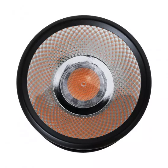 GloboStar® DETRONIC 60505 Επιφανειακό Κινούμενο Spot Downlight LED 10W 1250lm 24° AC 220-240V IP20 Φ9cm x Υ16cm - Στρόγγυλο - Μαύρο - Θερμό Λευκό 2700K - Bridgelux COB - TÜV Certified Driver - 5 Years Warranty