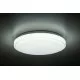 GloboStar® EMERGANO 60992 Πλαφονιέρα Οροφής LED 30W 3000lm 120° AC 220-240V με Ενσωματωμένο Σύστημα Emergency Li-ion 3450mAh/12.8Wh με Αυτονομία έως 3hrs - Αδιάβροχη IP54 Φ38 x Υ5.3cm Ψυχρό Λευκό 6000K - Λευκό - Bridgelux Chips - 3 Years Warranty