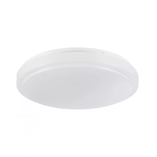 GloboStar® EMERGANO 60993 Πλαφονιέρα Οροφής LED 30W 2850lm 120° AC 220-240V με Ενσωματωμένο Σύστημα Emergency Li-ion 3450mAh/12.8Wh με Αυτονομία 3hrs - Αδιάβροχη IP54 Φ38 x Υ5.3cm Φυσικό Λευκό 4500K - Λευκό - Bridgelux Chips - 3 Years Warranty