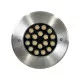 GloboStar® UNDERGROUND-SINA 90572 Χωνευτό Φωτιστικό Σποτ Δαπέδου LED 18W 1710lm 15° DC 24V Αδιάβροχο IP68 Φ20 x Υ11cm Φυσικό Λευκό 4500K - Ανοξείδωτο Ατσάλι - 3 Χρόνια Εγγύηση