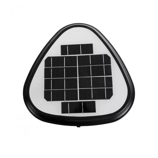 GloboStar® NATURE 90532 Αυτόνομο Ηλιακό Φωτιστικό Κήπου - Κολωνάκι Αρχιτεκτονικού Φωτισμού Εξωτερικού Χώρου LED 10W 330lm 120° με Ενσωματωμένο Φωτοβολταϊκό Panel 6V 2W & Επαναφορτιζόμενη Μπαταρία Li-ion 3.2V 1800mAh με Αισθητήρα Ημέρας-Νύχτας - Αδιάβροχο 