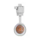 GloboStar® LUGANO 60801 Μονοφασικό Φωτιστικό Σποτ Ράγας LED 10W 1250lm 36° Acrylic HQ LENS AC 220-240V IP20 Φ4.5 x Υ19cm Φυσικό Λευκό 4500K - EUROTRACK® System 1L+1N - Λευκό - Bridgelux Chip - TÜV Certified Driver - 5 Χρόνια Εγγύηση