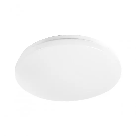 GloboStar® CELANO 61006 LED Πλαφονιέρα Οροφής Στρόγγυλη Φ26 20W 1900lm 120° AC 220-240V Αδιάβροχη IP54 Φ26 x Υ6cm Φυσικό Λευκό 4500K - 3 Χρόνια Εγγύηση