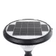 GloboStar® SOLARIOS 90502 Professional LED Solar Urban Park Light Αυτόνομο Ηλιακό Φωτιστικό Πλατείας - Πάρκου - Κήπου 40W 550lm 120° με Ενσωματωμένο Φωτοβολταϊκό Panel 6V 12W & Επαναφορτιζόμενη Μπαταρία Li-ion 3.2V 15000mAh με Αισθητήρα Ημέρας-Νύχτας - Αδ