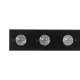 GloboStar® 51204 MEDES Επαγγελματική Μπάρα Φωτισμού Wall Washer LED 14 x 10W 140W 8° AC 220-240V IP20 Πολύχρωμο RGB DMX512 - Μαύρο - Μ100 x Π6.5 x Υ12.5cm - 2 Χρόνια Εγγύση