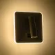GloboStar® LADY-S 60943 Μοντέρνο Φωτιστικό Τοίχου - Απλίκα Ξενοδοχείου Bed Side LED 6W 600lm 36° & 360° AC 220-240V - Reading Light & Κρυφός Φωτισμός - Φορτιστής USB 3A - Μ15 x Π15 x Υ7cm - Φυσικό Λευκό 4500K - Λευκό - 3 Χρόνια Εγγύηση
