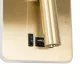 GloboStar® LADY-S 60943 Μοντέρνο Φωτιστικό Τοίχου - Απλίκα Ξενοδοχείου Bed Side LED 6W 600lm 36° & 360° AC 220-240V - Reading Light & Κρυφός Φωτισμός - Φορτιστής USB 3A - Μ15 x Π15 x Υ7cm - Φυσικό Λευκό 4500K - Χρυσό Βούρτσας- 3 Χρόνια Εγγύηση