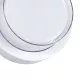 GLOBOSTAR® NEXUS 60763 Φωτιστικό Τοίχου - Απλίκα Εσωτερικού/Εξωτερικού Χώρου LED 10W 1050lm 120° AC175-265V Αδιάβροχο IP65 - Πλαστικό Σώμα - Φυσικό λευκό 4500K - Φ17 x Υ9cm - Λευκό - Bridgelux Chip - 3 Χρόνια Εγγύηση