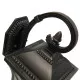 GloboStar® LELIA 01251 Vintage Φωτιστικό Τοίχου Απλίκα Μονόφωτο Σκούρο Καφέ Μεταλλικό Πλέγμα Μ24 x Π19 x Υ36cm