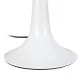 Μοντέρνο Επιτραπέζιο Φωτιστικό Πορτατίφ Μονόφωτο Μεταλλικό με Λευκό Καπέλο Φ25 GloboStar AMBROSIA WHITE 01395