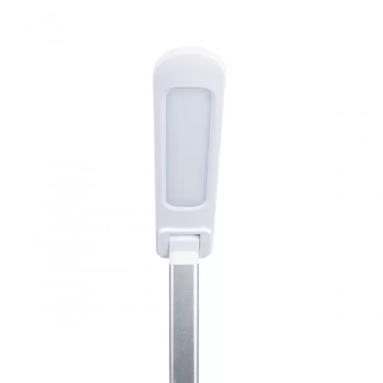 GloboStar® WASP 76532 Μοντέρνο Φωτιστικό Γραφείου Λευκό LED 10 Watt 1000lm DC 5V Αφής & Καλώδιο Τροφοδοσίας USB με Ασύρματη Φόρτιση - Wireless Charger - CCT Θερμό Λευκό 2700K - Φυσικό Λευκό 4500K - Ψυχρό Λευκό 6000K Dimmable