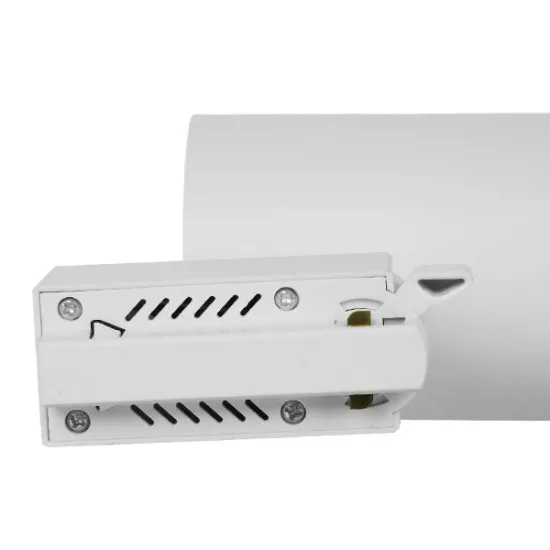 Μονοφασικό Bridgelux COB LED Λευκό Φωτιστικό Σποτ Ράγας 20W 230V 2600lm 30° Ψυχρό Λευκό 6000k GloboStar 93101