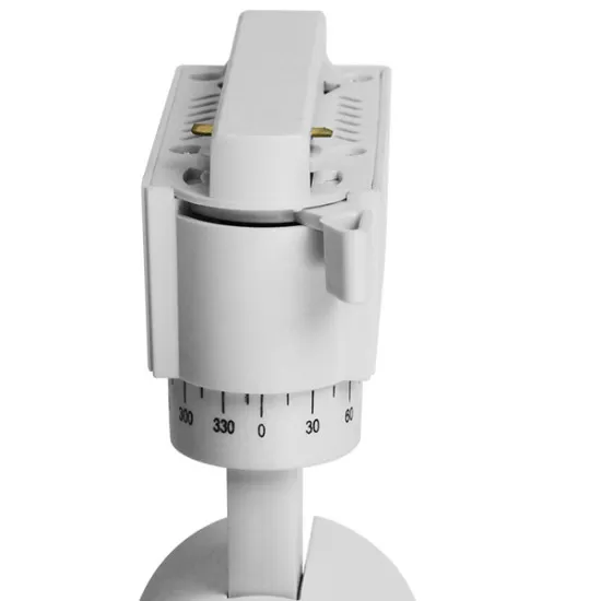 Μονοφασικό Bridgelux COB LED Λευκό Φωτιστικό Σποτ Ράγας 30W 230V 3600lm 30° Θερμό Λευκό 3000k GloboStar 93108