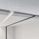 GloboStar® 70819-2M Χωνευτό για Γυψοσανίδα - Trimless Προφίλ Αλουμινίου Ανοδιωμένο με Λευκό Οπάλ Κάλυμμα για 2 Σειρές Ταινίας LED Πατητό - Press On Πακέτο 5 Τεμάχια των 2 Μέτρων