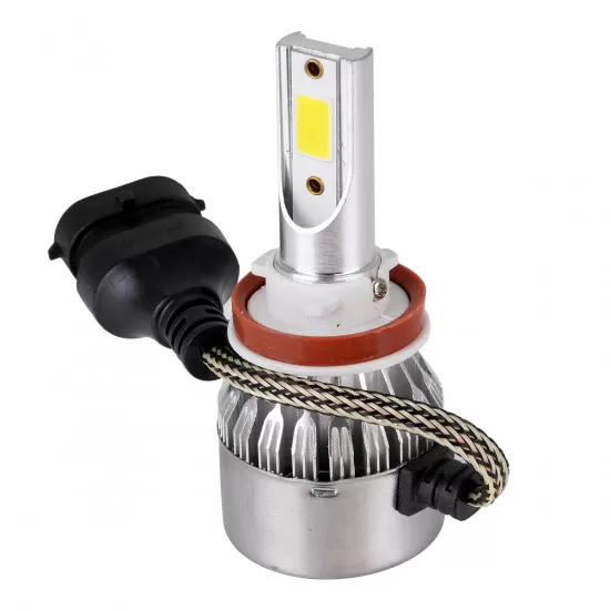 H9 72W 7600lm C6 Line KIT 1st Generation Series LED CREE CXB COB DC 8-48V Αδιάβροχο IP65 Ψυχρό Λευκό 6000K GloboStar® 82005 