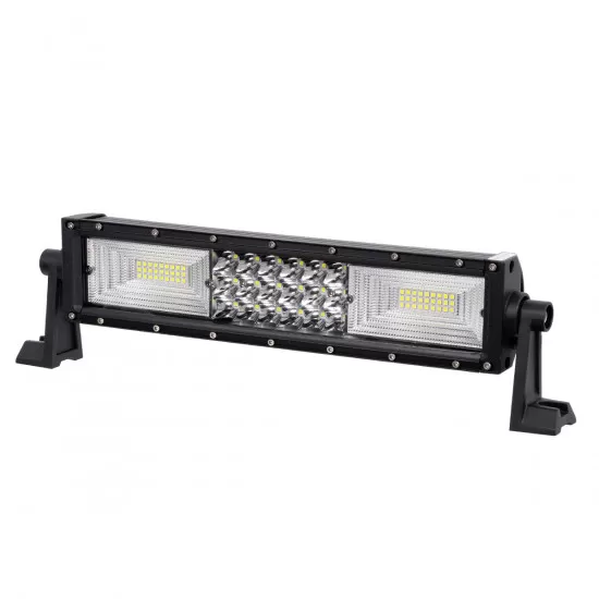 Μπάρα 38cm 162W 16200lm 15° & 60° Straight TRI-ROW 7D PRO Series Ίσια LED CREE XBD  DC 10-30V Αδιάβροχη IP65 Ψυχρό Λευκό 6000K GloboStar® 85481