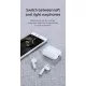 Earphones με Θήκη Φόρτισης True Wireless Bluetooth V5.0 Binaural Συμβατό με iOS & Android Λευκό JOYROOM Originals JR-T03S